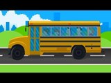 school bus | transport vehicles | street vehicles | video for kids