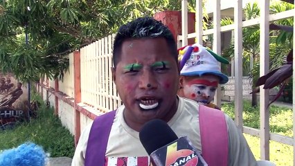 Medidas sustitutivas a pareja de payasitos