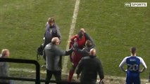 Sol Bamba Goes Absolutely Crazy, Tries To Fight Referee, Physio And Even Own Manager!