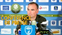 Conférence de presse Chamois Niortais - Havre AC (1-1) : Denis RENAUD (CNFC) - Oswald TANCHOT (HAC) - 2016/2017
