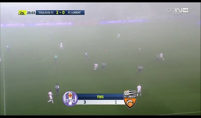 Bejamin Moukandjo Goal HD - Toulouse 2-1 Lorient  - 10.12.2016