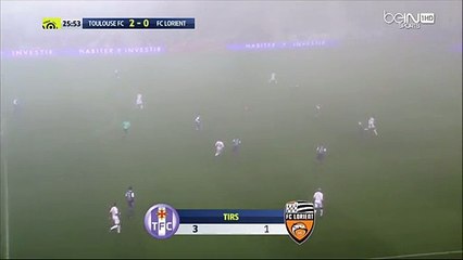 Bejamin Moukandjo Goal HD - Toulouse 2-1 Lorient - 10.12.2016