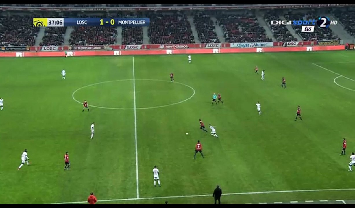 Younousse Sankhare Goal HD - Lille 2-0 Montpellier  - 10.12.2016