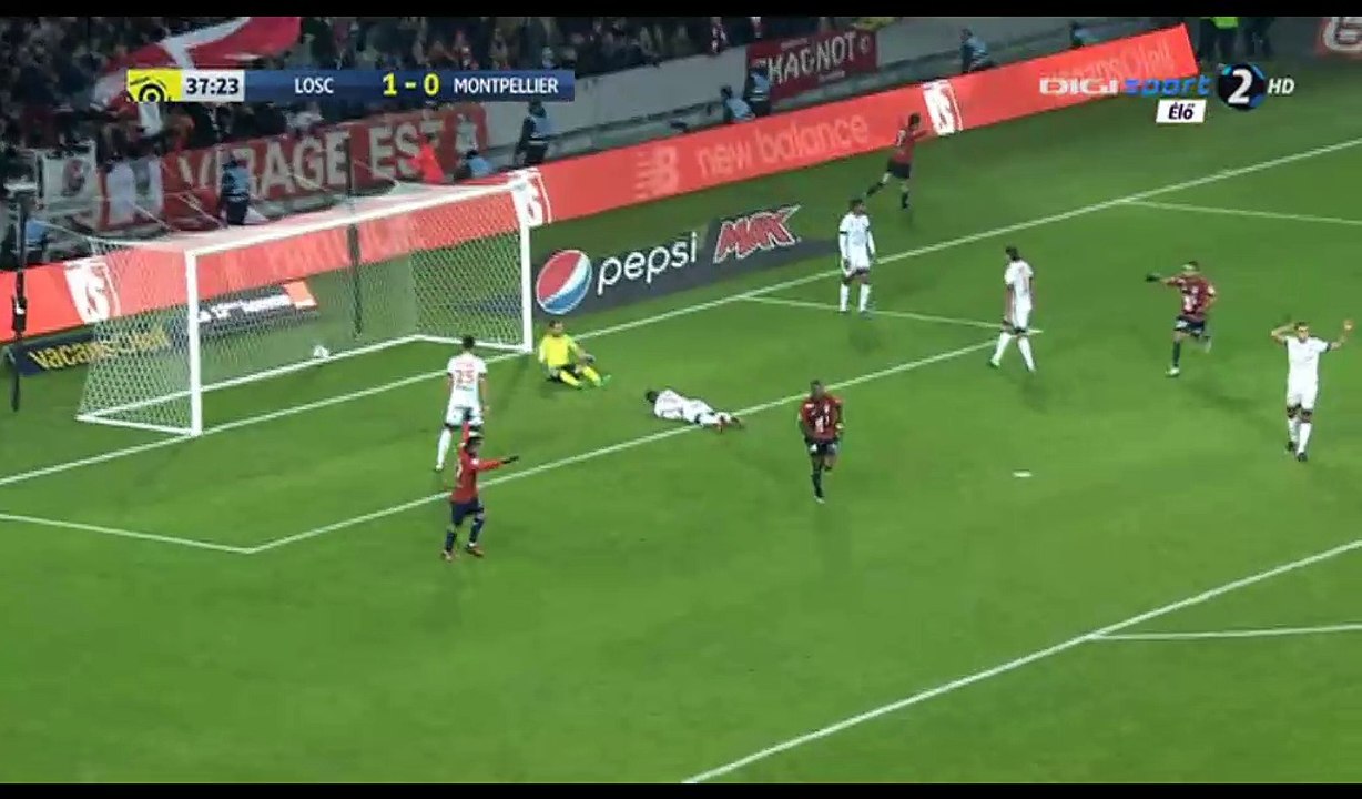 Younousse Sankhare Goal HD - Lille 2-0 Montpellier  - 10.12.2016