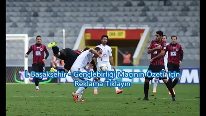 Gençlerbirliği 0-0 Başakşehir Maç Özeti HD 10⁄12⁄2016