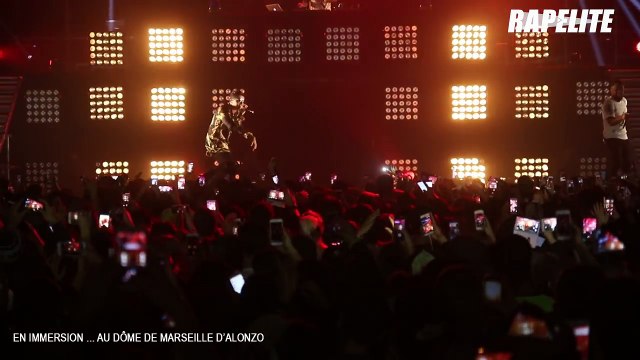 Alonzo - en immersion à son concert au Dôme avec Soprano, Jul, Black M, L'Algérino, Elams ...