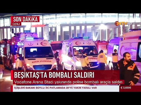 Beşiktaş Bursaspor maçı sonrası Vodafone Arenaya Bombalı saldırı