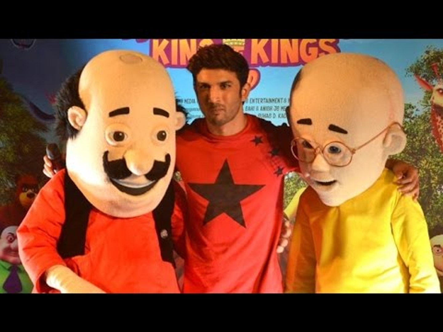 Motu Patlu King of Kings Movie Trailer Launch Sushant Singh Rajput