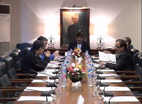 CM Sindh LAW & Order Ijlas on Rabi ul Awal... (CHIEF MINISTER HOUSE SINDH) 10th Dec 2016 SATURDAY