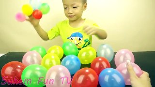 Finger Family Balloon Pop Challenge - 2016 | Nusery Rhymes Songs for Kids