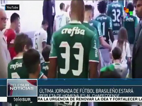 Brasil: campeonato de futbol, marcado por homenajes al Chapecoense