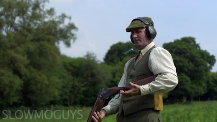 Shotgun impacts in slow motion - The Slow Mo Guys