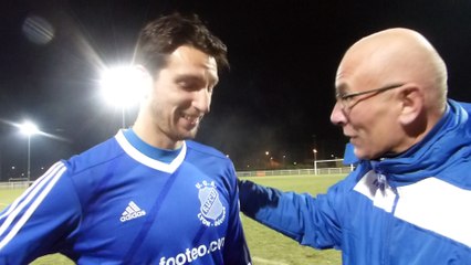GIERES U.S - UGA LYON-DECINES (SENIORS1)  2 - 3 Le OFF d'après-match du 10 décembre 2016. Josselin Vernus (Sénior1).