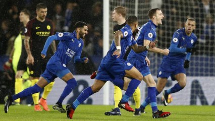 Toutes les touches de balles de Mahrez et Slimani contre Man City !