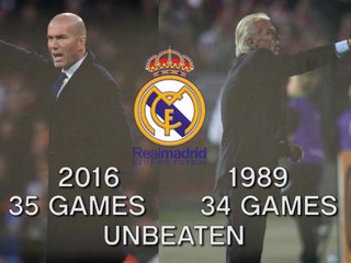 Real Madrid break unbeaten record