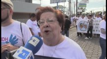 Marcha multitudinaria en Nicaragua para conmemorar Día de los Derechos Humanos