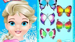 Anna und Elsa deutsch - Baby Elsa Schmetterling Gesicht-Kunst - mädchen spiele