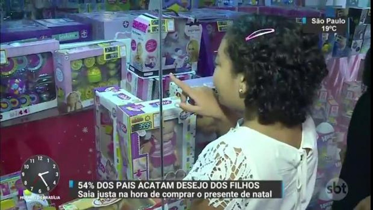 Vontade dos filhos influencia 54% dos pais na hora das compras