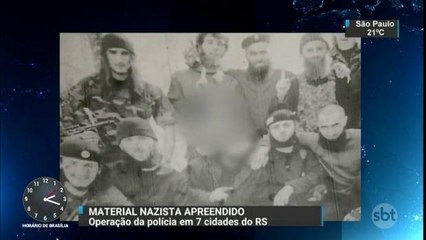 Polícia apreende material nazista em sete cidades do Rio Grande do Sul
