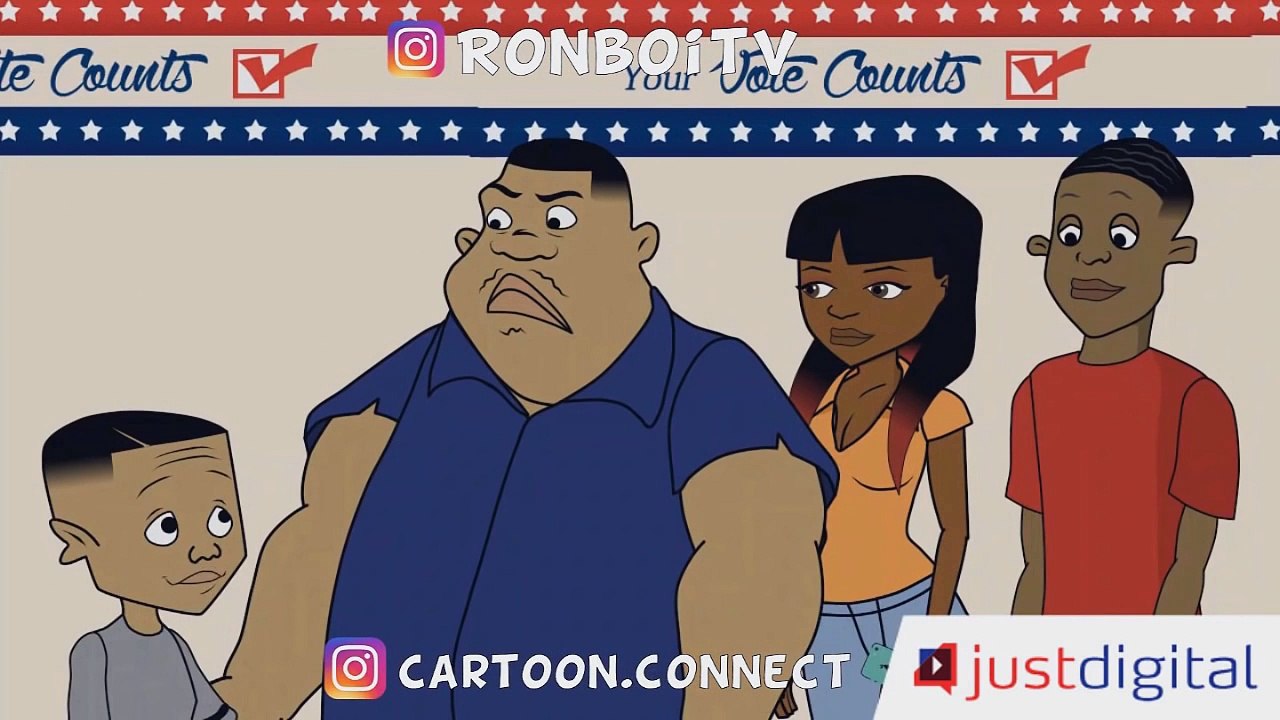 Lil Ron Ron Goes With His Daddy To Vote