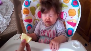 Funny video  Babies Eating Lemons for the First Time Compilation 2016