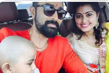 Actress Sneha & Prasanna with Son