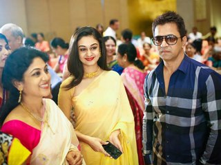 Tamil Actor Arjun with Wife & Daughters