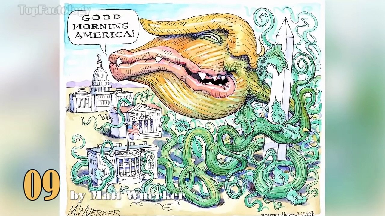 30 Funniest Cartoon Reactions to Donald Trumps US Election Win