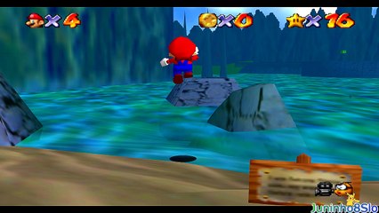 Super Mario 64-Course 1-Jolly Roger Bay-Blast to the Stone Pillar-Star 5