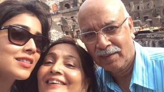 Actress Shriya Saran & Family
