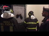 Tor Bella Monaca (Roma) - Blitz della piazza di spaccio_ rimosse barriere in ferro (10.12.16)