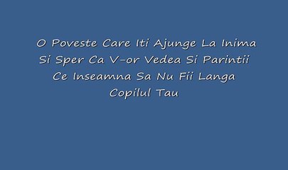 Poveste Trista Copii Si Parinti