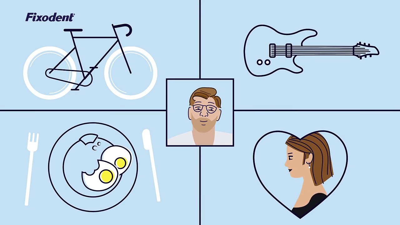Comment s'habituer à une prothèse dentaire - Fixodent