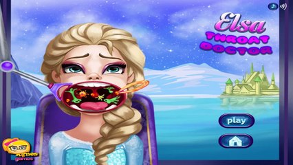 Elsa Throat Doctor - Elsa Games