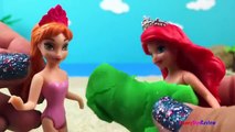❤ Disney Princesses Sun and Beach Fun ❤ Magi Clip Princesses Tiana Ariel Elsa Frozen Bell Anna