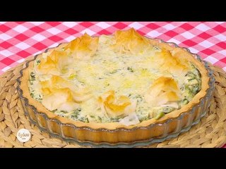 فطيرة السبانخ بالدجاج | أماني رفعت