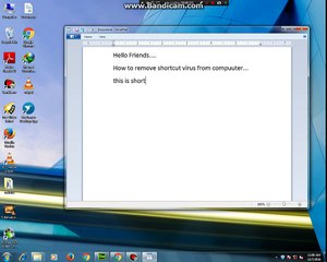 how to remove shortcut virus