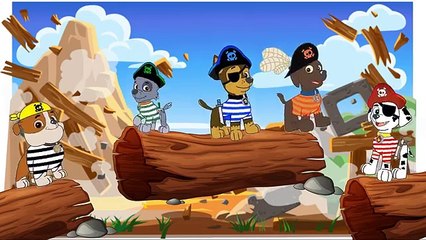 paw patrol 5 little monkeys jumping on the bed