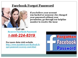 Calling 1-866-224-8319 facebook password reset
