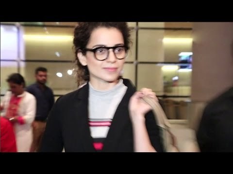 Kangana Ranaut Spotted At Mumbai Airport