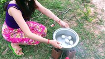 Beautiful Girl Cooking | How to Boil Duck Eggs | Village food factory