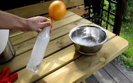Dry Ice and Balloon - Cool Science Experiment