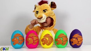 Disney The Lion Guard Play-Doh Surprise Eggs Opening Fun With Kion Ckn Toys