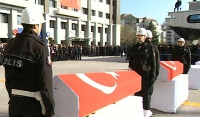 Beşiktaş'taki saldırının şehitleri için tören düzenlendi