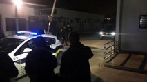 Futbolcular polis koruması içinde ayrıldı