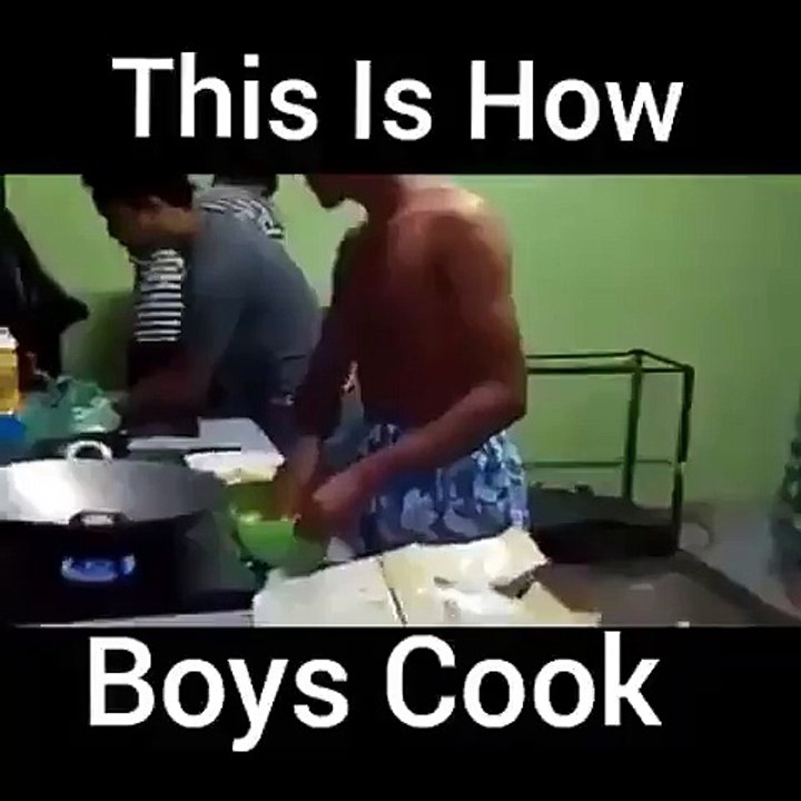 funny boys cooking style