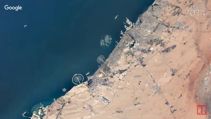 30 ans de photos prises de l'espace : glaciers, new york, dubai...