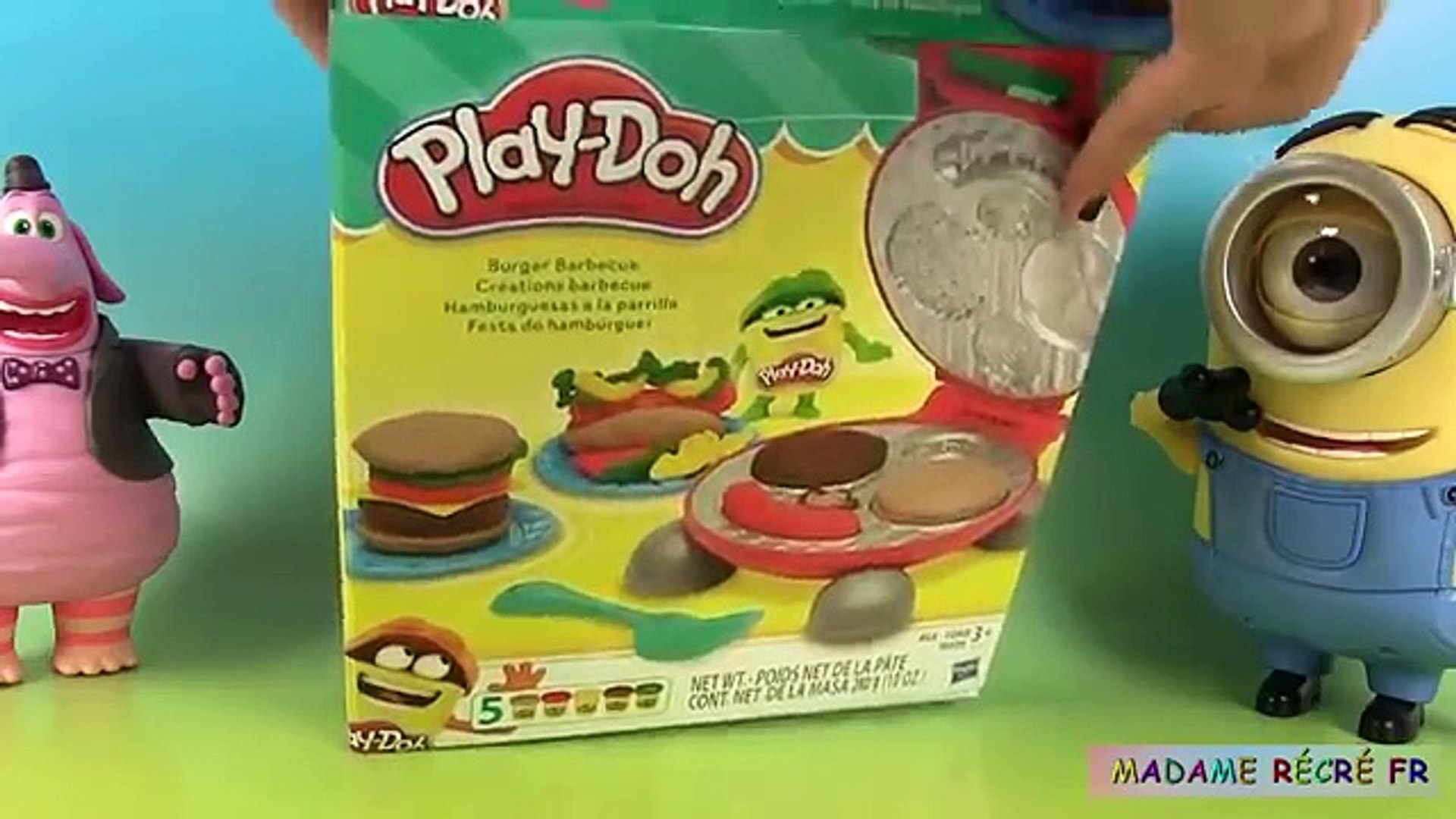 Pâte à modeler Play Doh Burger Party Créations Burger Barbecue Grill -  Dailymotion Video