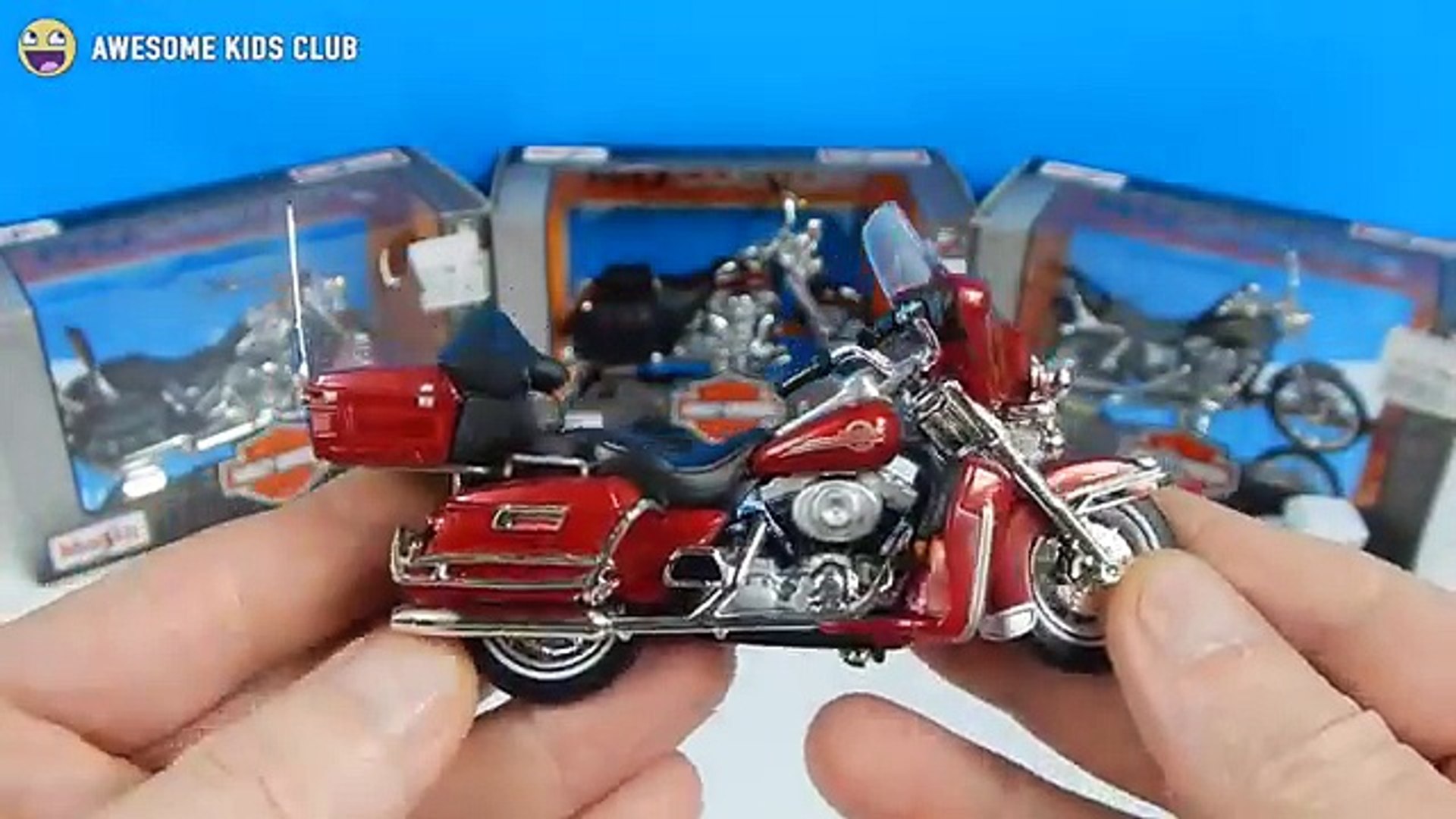 Harley Davidson Motorcycles Toy Minatures by Maisto