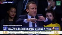 Le final du meeting de Macron a bien fait rire les internautes
